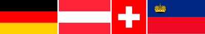 Fahnen für Versand nach DE, AT, CH und FL